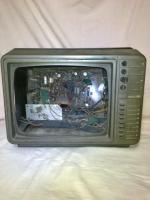 Televizor vintage alb negru portabil 2 bucati