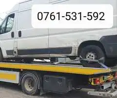 Platforma auto / tractari auto sector 1 autoturisme avariate/defecte RAR AUTOSTRADA  A1 A2 A3