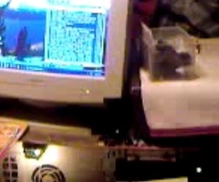 Monitor Calculator PC Vechi Retro cu tub CRT color RARITATE Vintage