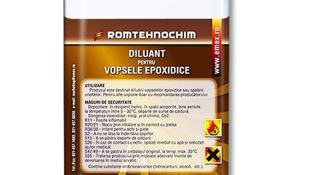 Diluant pentru Vopsele Epoxidice EMEX Diluant pentru Vopsele Epoxidice EMEX