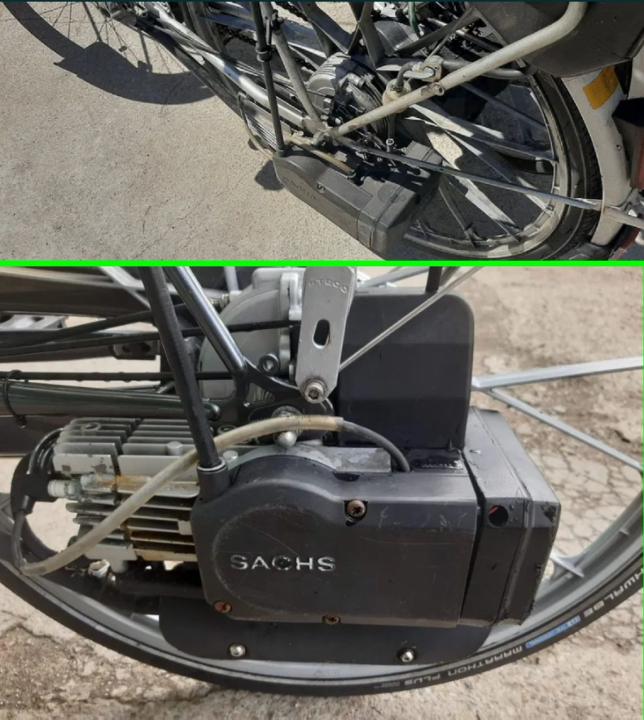 Bicicleta cu motor SACHS 30cc consum doar 1% - 1/3