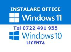 Instalare WINDOWS 11*10 Licenta Office Drivere la domiciliul clientului