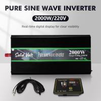Invertor sinus pur, 2000W/4000W, 12V sau 24V, telecomanda, auto