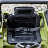 Masinuta electrica Kinderauto BJ001 70W 12V, Mp3 player, culoare Army Green