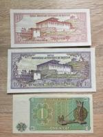 Bancnote din Bhutan, Burma, Myanmar,China