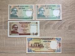 Bancnote din Bangladesh, India
