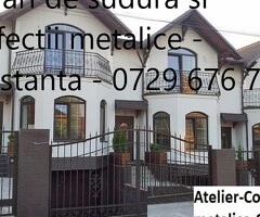 Confecții metalice și lucrări de sudură,numai sudura electrică