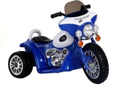 Motocicleta electrica pentru copii, POLICE JT568 35W STANDARD #Albastru
