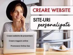 Creare siteuri web de prezentare / Magazin Online Siteuri personalizate / Situri la cheie