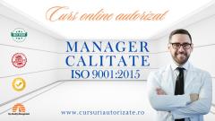 Curs online Manager Calitate – ISO 9001:2015