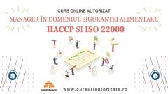 Curs online Manager în domeniul siguranței alimentare HACCP și ISO 22000