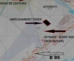 Oferta de inchiriere teren intravilan nod Afumati