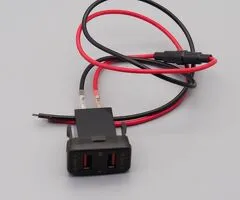Buton de bord cu mufe USB