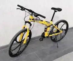 Biciclete noi MTB sigilate, roti 26” aliaj 6 spite, Shimano, pliabila, amortizoare, frane disc