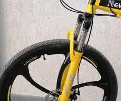 Biciclete noi MTB sigilate, roti 26” aliaj 6 spite, Shimano, pliabila, amortizoare, frane disc