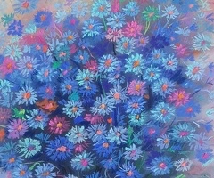 Tablouri în pastel cu flori