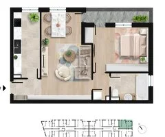 Apartament 2 camere aproape de Lacul Morii