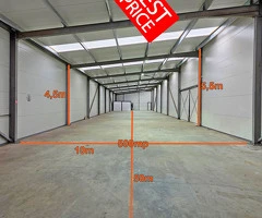 2 x Hala 500mp | 3,2e/mp! | E85 si Macului |Utilitati | Afumati IF