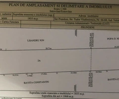 Teren la strada principala Prundeni,  Valcea,  7 km de Dragasani, 2570 mp intr+extr
