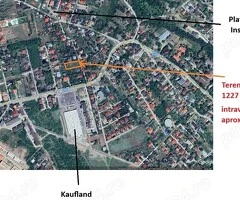 Vand teren 1227 mp Iasi , 4km de Palas, Galata Deal, Kaufland, sau schimb