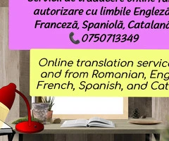 Servicii de traducere online fără autorizare