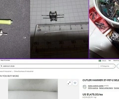 Componente vechi si rare diode germaniu seleniu