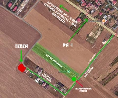 Teren de vânzare în Frumușani – 985 mp
