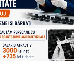 Angajam montatori subansamble si controlori calitate in Cluj