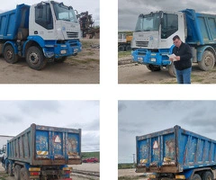 Mijloace de transport (autoutilitare Iveco Magirus, Renault, Ford, Kraz)