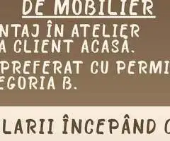 ANGAJĂM MONTATORI DE MOBILIER — Mob Arhitect, București