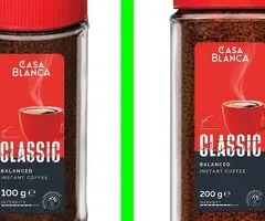 Borcane patrate din sticla cu capac de la ness 100-200gr