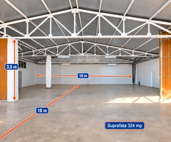 Hala (340mp) de inchiriat in Popesti Leordeni