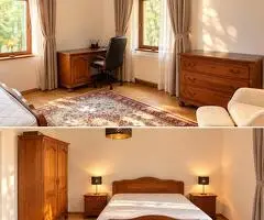 Prima inchiriere apartament 2 camere Aviatorilor,parter, intrare principala separata si acces la