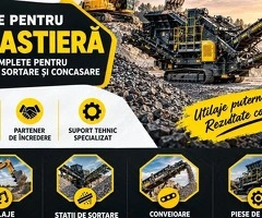 Utilaje si Piese de Schimb pentru Balastiere, Statii de Betoane si Statii de Asfalt